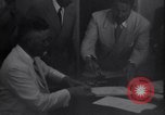 Image of Officials sign documents United States USA, 1951, second 27 stock footage video 65675038981