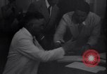 Image of Officials sign documents United States USA, 1951, second 28 stock footage video 65675038981