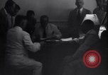 Image of Officials sign documents United States USA, 1951, second 29 stock footage video 65675038981