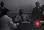 Image of Officials sign documents United States USA, 1951, second 43 stock footage video 65675038981