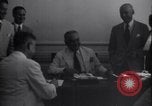 Image of Officials sign documents United States USA, 1951, second 45 stock footage video 65675038981