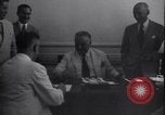 Image of Officials sign documents United States USA, 1951, second 46 stock footage video 65675038981
