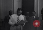 Image of Officials sign documents United States USA, 1951, second 49 stock footage video 65675038981