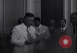 Image of Officials sign documents United States USA, 1951, second 50 stock footage video 65675038981