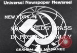 Image of Communist Party Parade New York City USA, 1939, second 1 stock footage video 65675038985
