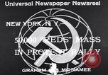 Image of Communist Party Parade New York City USA, 1939, second 4 stock footage video 65675038985
