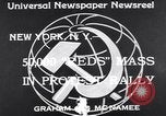 Image of Communist Party Parade New York City USA, 1939, second 7 stock footage video 65675038985