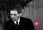 Image of member of Federation of Polish Jews Manhattan New York City USA, 1936, second 42 stock footage video 65675038988