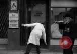 Image of Orthodox Jew announces Sabbath Tel Aviv Palestine, 1945, second 44 stock footage video 65675038994
