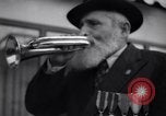 Image of Orthodox Jew announces Sabbath Tel Aviv Palestine, 1945, second 57 stock footage video 65675038994