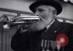 Image of Orthodox Jew announces Sabbath Tel Aviv Palestine, 1945, second 62 stock footage video 65675038994