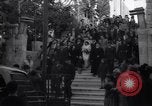 Image of Wedding Party on steps Tel Aviv Palestine, 1945, second 16 stock footage video 65675038995