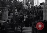 Image of Wedding Party on steps Tel Aviv Palestine, 1945, second 19 stock footage video 65675038995