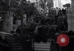 Image of Wedding Party on steps Tel Aviv Palestine, 1945, second 21 stock footage video 65675038995