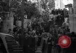 Image of Wedding Party on steps Tel Aviv Palestine, 1945, second 33 stock footage video 65675038995