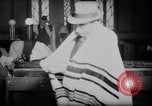 Image of Jewish prayers at synagogue Tel Aviv Palestine, 1945, second 9 stock footage video 65675038996