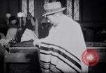Image of Jewish prayers at synagogue Tel Aviv Palestine, 1945, second 12 stock footage video 65675038996