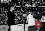 Image of  Dr.Hjalmar Schacht, Nazi Minister of Economics, gives speech Berlin Germany, 1934, second 23 stock footage video 65675039016