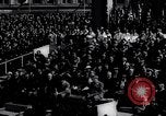 Image of  Dr.Hjalmar Schacht, Nazi Minister of Economics, gives speech Berlin Germany, 1934, second 28 stock footage video 65675039016