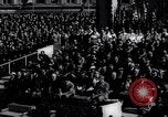 Image of  Dr.Hjalmar Schacht, Nazi Minister of Economics, gives speech Berlin Germany, 1934, second 29 stock footage video 65675039016
