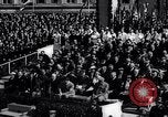 Image of  Dr.Hjalmar Schacht, Nazi Minister of Economics, gives speech Berlin Germany, 1934, second 31 stock footage video 65675039016