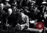 Image of  Dr.Hjalmar Schacht, Nazi Minister of Economics, gives speech Berlin Germany, 1934, second 52 stock footage video 65675039016
