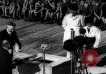 Image of  Dr.Hjalmar Schacht, Nazi Minister of Economics, gives speech Berlin Germany, 1934, second 53 stock footage video 65675039016
