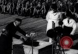 Image of  Dr.Hjalmar Schacht, Nazi Minister of Economics, gives speech Berlin Germany, 1934, second 55 stock footage video 65675039016