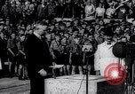 Image of  Dr.Hjalmar Schacht, Nazi Minister of Economics, gives speech Berlin Germany, 1934, second 61 stock footage video 65675039016