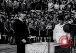 Image of  Dr.Hjalmar Schacht, Nazi Minister of Economics, gives speech Berlin Germany, 1934, second 62 stock footage video 65675039016