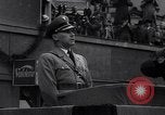 Image of Nazi Sturmabteilung leader addresses gathering for fallen soldiers Germany, 1933, second 4 stock footage video 65675039017