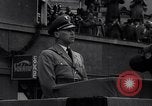 Image of Nazi Sturmabteilung leader addresses gathering for fallen soldiers Germany, 1933, second 8 stock footage video 65675039017
