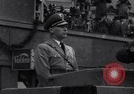 Image of Nazi Sturmabteilung leader addresses gathering for fallen soldiers Germany, 1933, second 15 stock footage video 65675039017