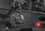 Image of Nazi Sturmabteilung leader addresses gathering for fallen soldiers Germany, 1933, second 17 stock footage video 65675039017