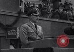 Image of Nazi Sturmabteilung leader addresses gathering for fallen soldiers Germany, 1933, second 19 stock footage video 65675039017
