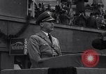 Image of Nazi Sturmabteilung leader addresses gathering for fallen soldiers Germany, 1933, second 20 stock footage video 65675039017