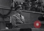 Image of Nazi Sturmabteilung leader addresses gathering for fallen soldiers Germany, 1933, second 21 stock footage video 65675039017