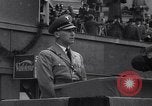 Image of Nazi Sturmabteilung leader addresses gathering for fallen soldiers Germany, 1933, second 22 stock footage video 65675039017