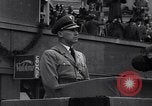 Image of Nazi Sturmabteilung leader addresses gathering for fallen soldiers Germany, 1933, second 24 stock footage video 65675039017