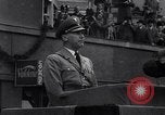 Image of Nazi Sturmabteilung leader addresses gathering for fallen soldiers Germany, 1933, second 26 stock footage video 65675039017
