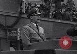 Image of Nazi Sturmabteilung leader addresses gathering for fallen soldiers Germany, 1933, second 28 stock footage video 65675039017