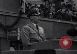 Image of Nazi Sturmabteilung leader addresses gathering for fallen soldiers Germany, 1933, second 29 stock footage video 65675039017