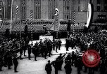 Image of Nazi Sturmabteilung leader addresses gathering for fallen soldiers Germany, 1933, second 36 stock footage video 65675039017