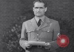 Standbild Rudolf Hess bekräftigt Hitlers Glauben in die Sturmabteilung Königsberg Deutschland, 1934, aus Sekunde 3 historischem Filmmaterial Videoclip 65675039019