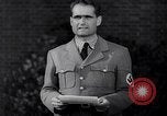 Standbild Rudolf Hess bekräftigt Hitlers Glauben in die Sturmabteilung Königsberg Deutschland, 1934, aus Sekunde 5 historischem Filmmaterial Videoclip 65675039019