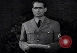 Standbild Rudolf Hess bekräftigt Hitlers Glauben in die Sturmabteilung Königsberg Deutschland, 1934, aus Sekunde 12 historischem Filmmaterial Videoclip 65675039019