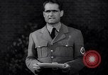 Standbild Rudolf Hess bekräftigt Hitlers Glauben in die Sturmabteilung Königsberg Deutschland, 1934, aus Sekunde 13 historischem Filmmaterial Videoclip 65675039019