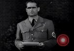 Standbild Rudolf Hess bekräftigt Hitlers Glauben in die Sturmabteilung Königsberg Deutschland, 1934, aus Sekunde 16 historischem Filmmaterial Videoclip 65675039019