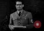 Standbild Rudolf Hess bekräftigt Hitlers Glauben in die Sturmabteilung Königsberg Deutschland, 1934, aus Sekunde 17 historischem Filmmaterial Videoclip 65675039019