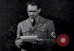 Standbild Rudolf Hess bekräftigt Hitlers Glauben in die Sturmabteilung Königsberg Deutschland, 1934, aus Sekunde 18 historischem Filmmaterial Videoclip 65675039019